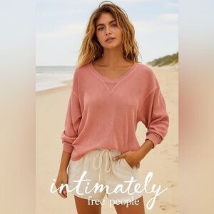 Free People Women’s Thermal Top - size Medium